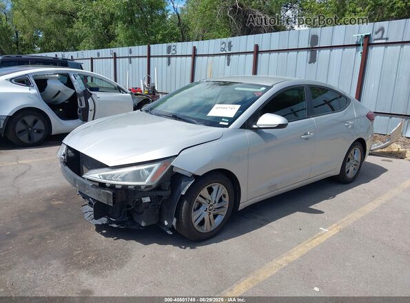 5NPD84LF1KH447122 2019 HYUNDAI ELANTRA Silver Передня ліва чверть