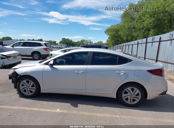 5NPD84LF1KH447122 2019 HYUNDAI ELANTRA Silver 