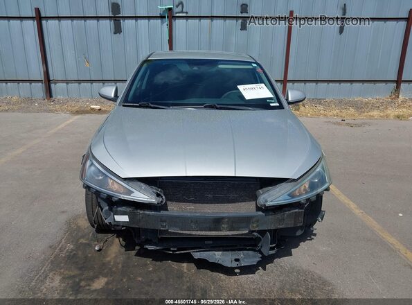 5NPD84LF1KH447122 2019 HYUNDAI ELANTRA Silver Вид задньої частини салону