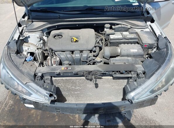 5NPD84LF1KH447122 2019 HYUNDAI ELANTRA Silver Вид ззаду