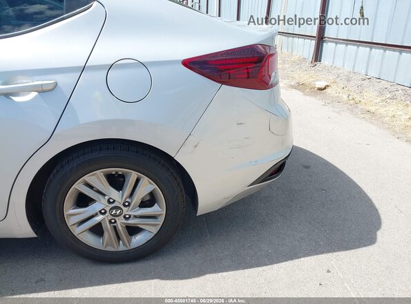 5NPD84LF1KH447122 2019 HYUNDAI ELANTRA Silver 