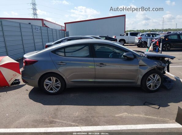 5NPD84LF1KH471243 2019 HYUNDAI ELANTRA Gray ხელსაწყოთა პანელის ხედი