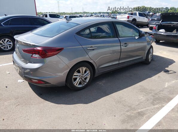 5NPD84LF1KH471243 2019 HYUNDAI ELANTRA Gray უკანა მარჯვენა