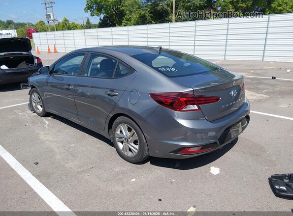 5NPD84LF1KH471243 2019 HYUNDAI ELANTRA Gray უკანა მარცხენა