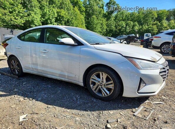 5NPD84LF1KH485692 2019 HYUNDAI ELANTRA White Front right