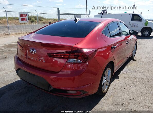 5NPD84LF1KH488835 2019 HYUNDAI ELANTRA Red Задня права чверть