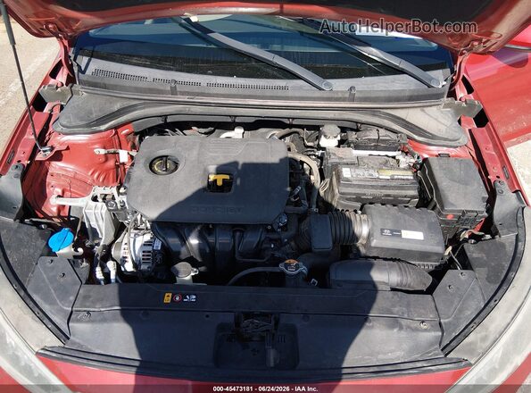 5NPD84LF1KH488835 2019 HYUNDAI ELANTRA Red Вид ззаду