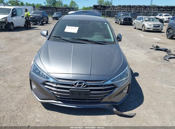 5NPD84LF1LH508180 2020 HYUNDAI ELANTRA Gray Սալոնի հետևի տեսք