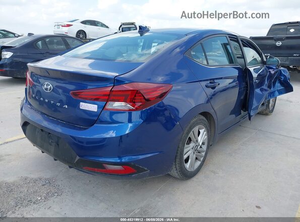 5NPD84LF1LH553278 2020 HYUNDAI ELANTRA Blue Rear right