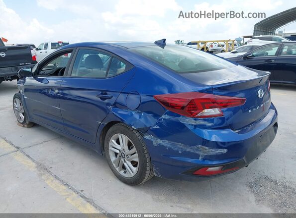 5NPD84LF1LH553278 2020 HYUNDAI ELANTRA Blue Rear left