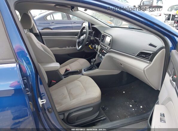 5NPD84LF1LH553278 2020 HYUNDAI ELANTRA Blue Front interior view