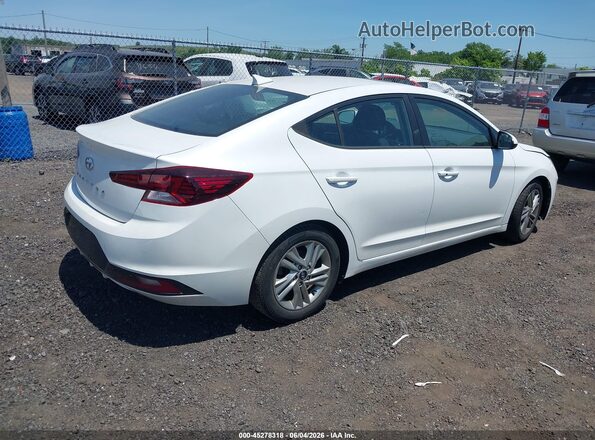 5NPD84LF1LH615195 2020 HYUNDAI ELANTRA White Rear right