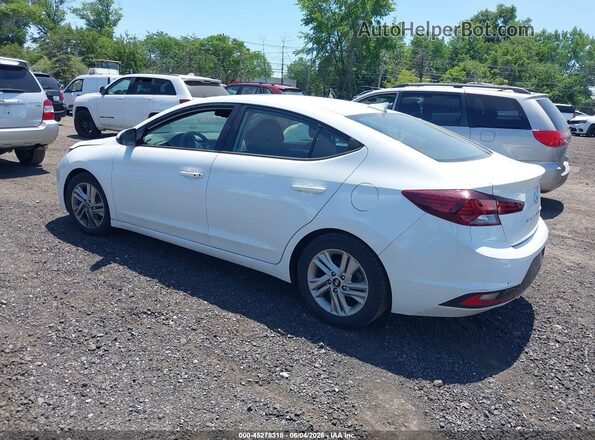 5NPD84LF1LH615195 2020 HYUNDAI ELANTRA White Rear left