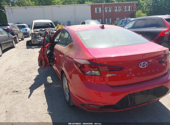 5NPD84LF1LH619828 2020 HYUNDAI ELANTRA Red Tył lewy