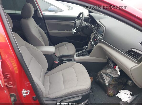 5NPD84LF1LH624365 2020 HYUNDAI ELANTRA Красный Вид салона спереди