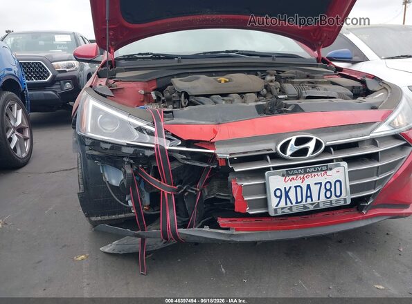 5NPD84LF1LH624365 2020 HYUNDAI ELANTRA Красный Вид спереди