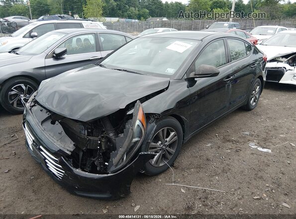 5NPD84LF2HH002977 2017 HYUNDAI ELANTRA Black Przód lewy