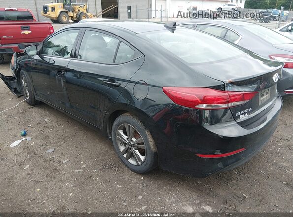 5NPD84LF2HH002977 2017 HYUNDAI ELANTRA Black Tył lewy