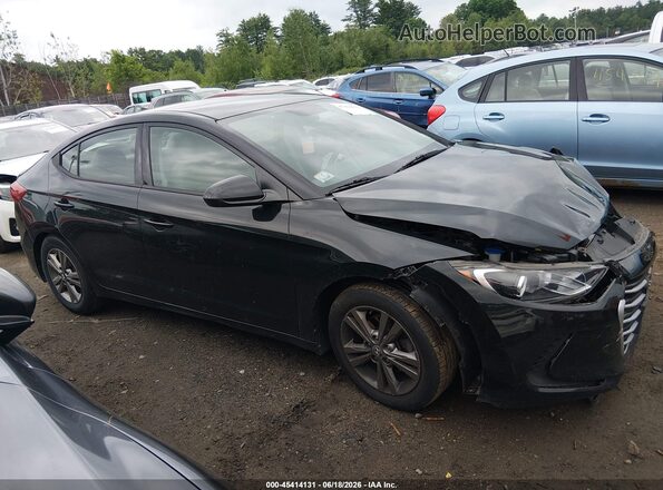 5NPD84LF2HH002977 2017 HYUNDAI ELANTRA Black Widok zestawu wskaźników
