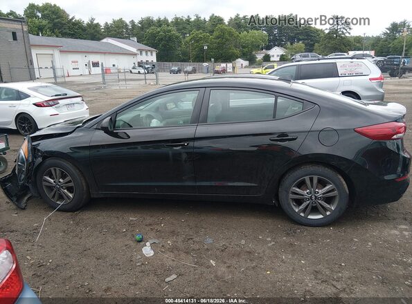 5NPD84LF2HH002977 2017 HYUNDAI ELANTRA Black Widok wnętrza z tyłu