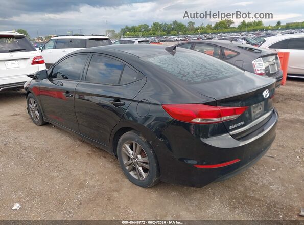 5NPD84LF2HH004437 2017 HYUNDAI ELANTRA Черный Задняя левая четверть