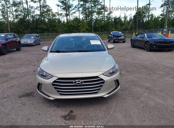 5NPD84LF2HH014062 2017 HYUNDAI ELANTRA Champagne Вид щитка приладів