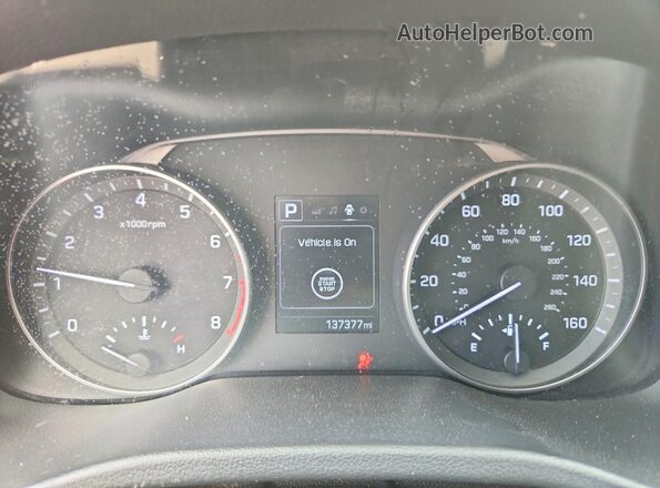 5NPD84LF2HH016300 2017 HYUNDAI ELANTRA Зеленый Вид щитка приборов