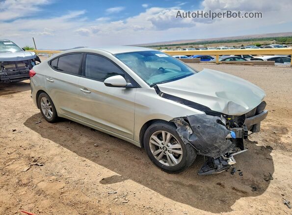 5NPD84LF2HH016300 2017 HYUNDAI ELANTRA Зеленый Передняя правая четверть
