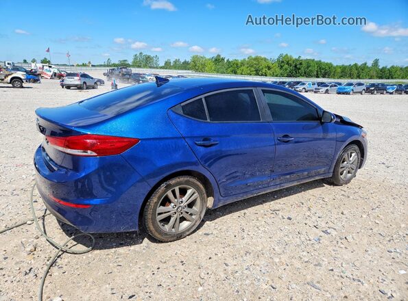 5NPD84LF2HH017124 2017 HYUNDAI ELANTRA Синий Задняя правая четверть