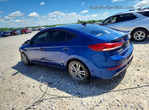 5NPD84LF2HH017124 2017 HYUNDAI ELANTRA Синий Задняя левая четверть