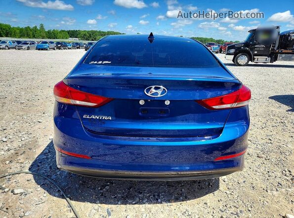 5NPD84LF2HH017124 2017 HYUNDAI ELANTRA Синий Вид сзади