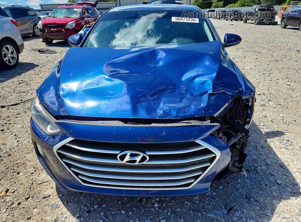 5NPD84LF2HH017124 2017 HYUNDAI ELANTRA Синий Вид спереди