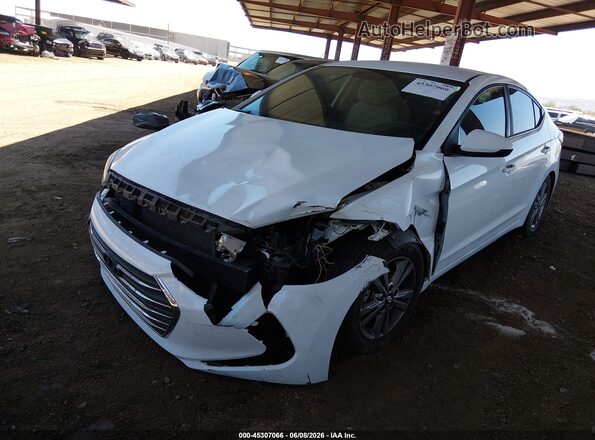 5NPD84LF2HH020055 2017 HYUNDAI ELANTRA White Widok z przodu