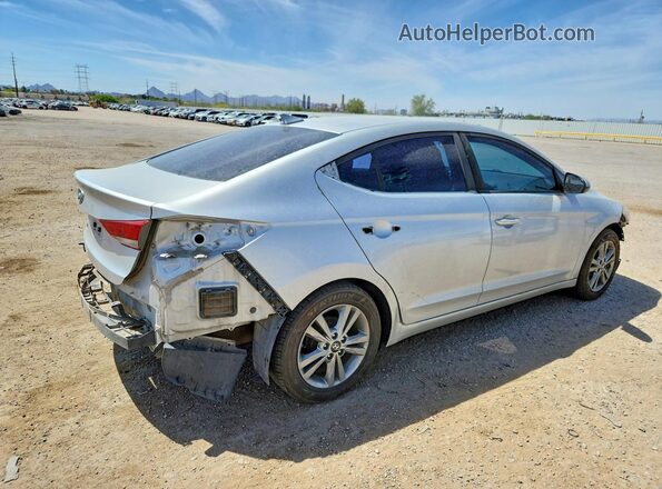 5NPD84LF2HH024140 2017 HYUNDAI ELANTRA Серебряный Задняя правая четверть