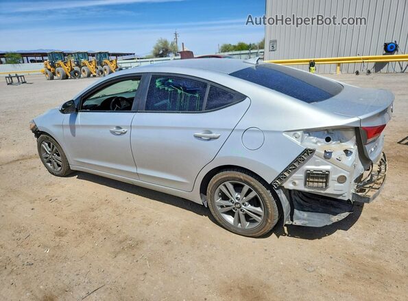 5NPD84LF2HH024140 2017 HYUNDAI ELANTRA Серебряный Задняя левая четверть