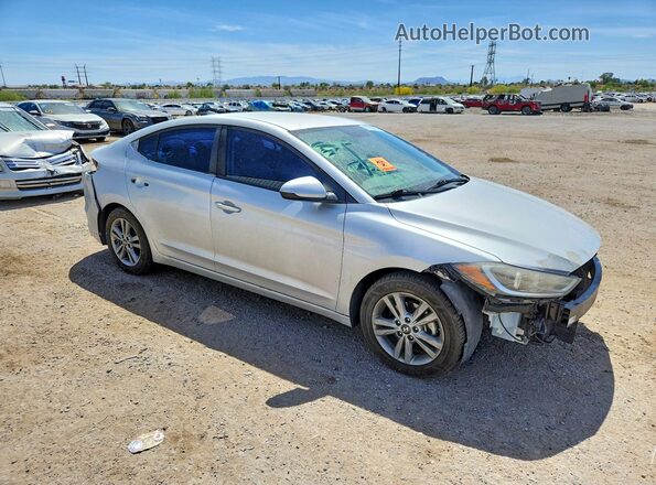 5NPD84LF2HH024140 2017 HYUNDAI ELANTRA Серебряный Передняя правая четверть