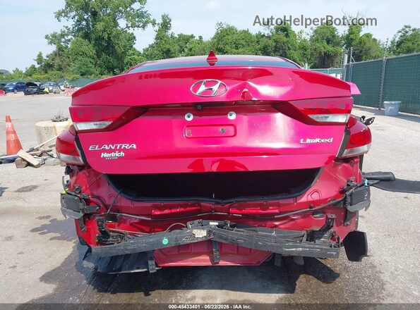 5NPD84LF2HH035400 2017 HYUNDAI ELANTRA Red 