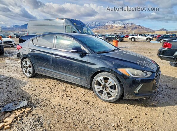 5NPD84LF2HH044128 2017 HYUNDAI ELANTRA Black Передня права чверть