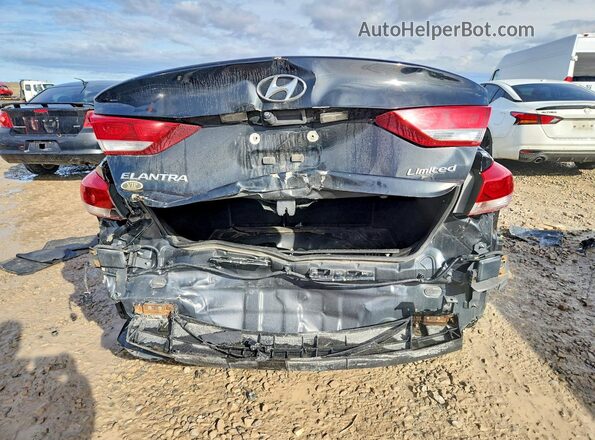 5NPD84LF2HH044128 2017 HYUNDAI ELANTRA Black Вид ззаду