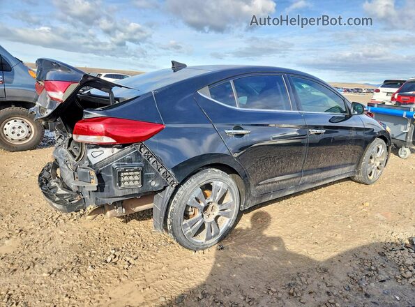 5NPD84LF2HH044128 2017 HYUNDAI ELANTRA Black Задня права чверть