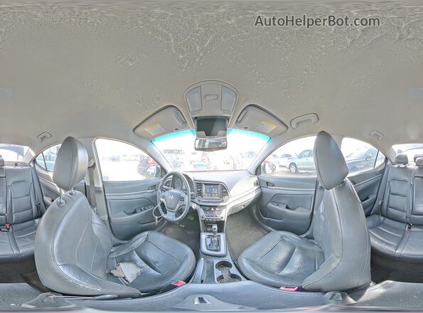 5NPD84LF2HH044128 2017 HYUNDAI ELANTRA Black Вид наклейки з VIN-кодом