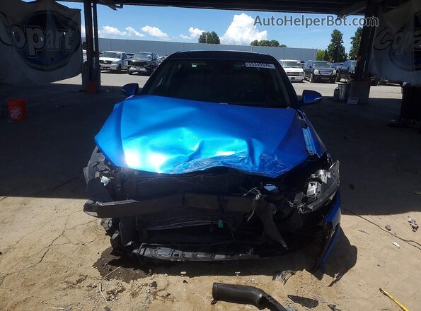 5NPD84LF2HH080255 2017 HYUNDAI ELANTRA Blue Front view