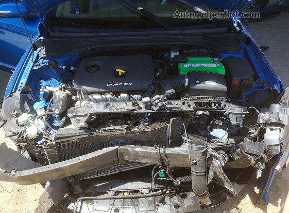 5NPD84LF2HH080255 2017 HYUNDAI ELANTRA Blue Rear interior view