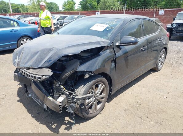 5NPD84LF2HH109463 2017 HYUNDAI ELANTRA Black Front left