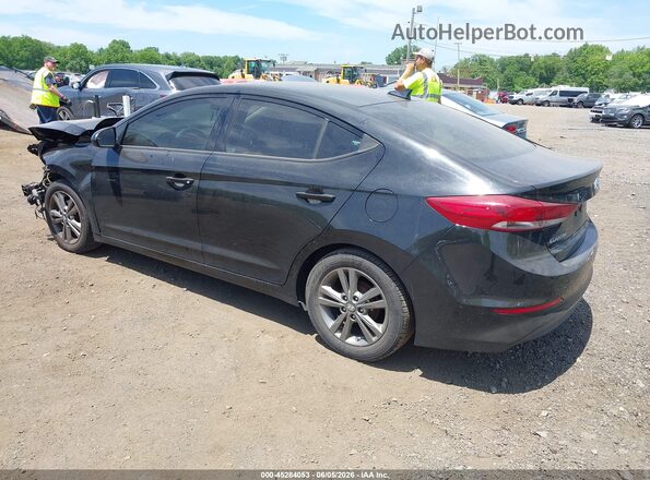 5NPD84LF2HH109463 2017 HYUNDAI ELANTRA Black Rear left