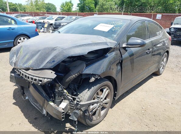 5NPD84LF2HH109463 2017 HYUNDAI ELANTRA Black Front view