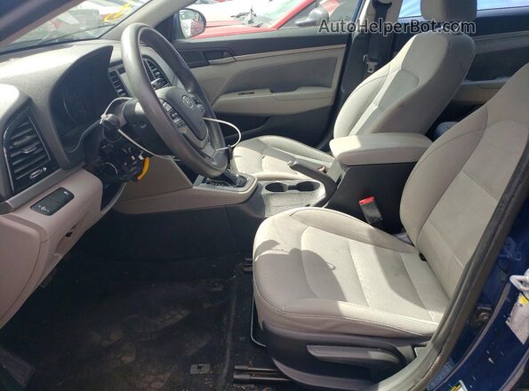 5NPD84LF2HH116879 2017 HYUNDAI ELANTRA Blue წინა სალონის ხედი