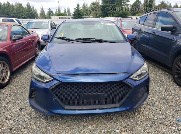 5NPD84LF2HH116879 2017 HYUNDAI ELANTRA Blue წინა ხედი