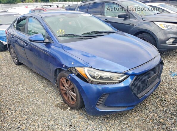 5NPD84LF2HH116879 2017 HYUNDAI ELANTRA Blue წინა მარჯვენა