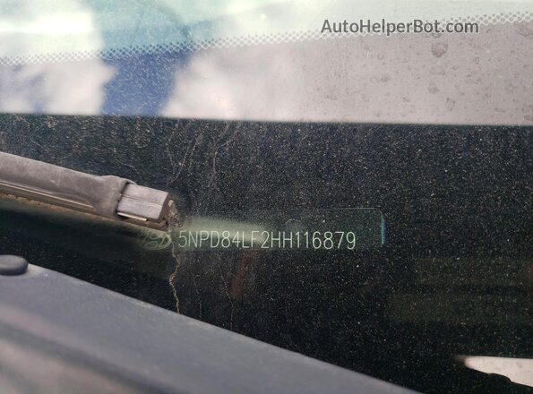 5NPD84LF2HH116879 2017 HYUNDAI ELANTRA Blue ძრავის განყოფილების ხედი